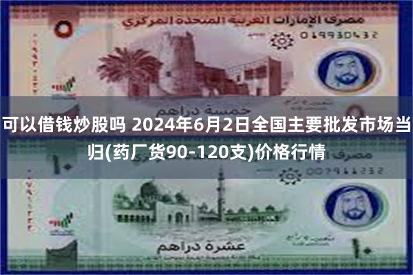 可以借钱炒股吗 2024年6月2日全国主要批发市场当归(药厂货90-120支)价格行情