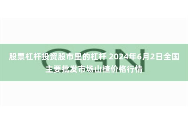 股票杠杆投资股市里的杠杆 2024年6月2日全国主要批发市场山楂价格行情