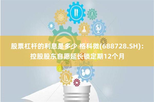 股票杠杆的利息是多少 格科微(688728.SH)：控股股东自愿延长锁定期12个月