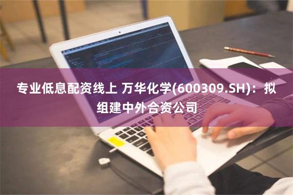 专业低息配资线上 万华化学(600309.SH)：拟组建中外合资公司