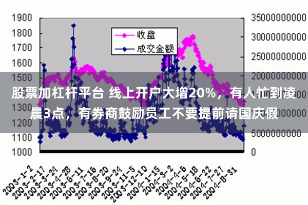 股票加杠杆平台 线上开户大增20%，有人忙到凌晨3点，有券商鼓励员工不要提前请国庆假